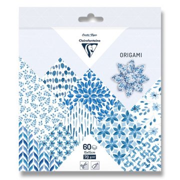 Clairefontaine Komplet papirjev Origami Shibory - 60 listov