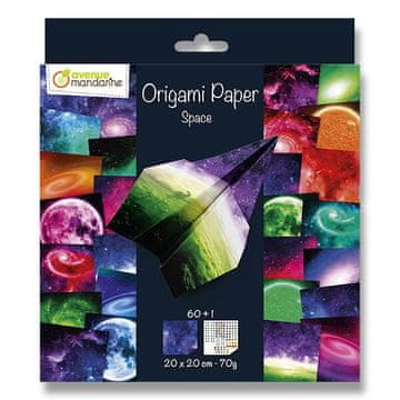 Avenue Mandarine Komplet papirjev Origami Universe - 60 listov