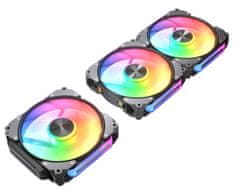 Cougar ventilator APOLAR 120 ARGB (3 pakiranja) 120mm hidro dinamični ležaji modularni črn