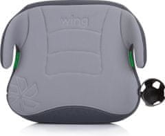 Chipolino Wing i-Size 125-150cm Isofix, pepelnato siva