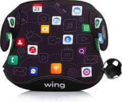 Chipolino Wing i-Size 125-150cm Isofix, zaslon
