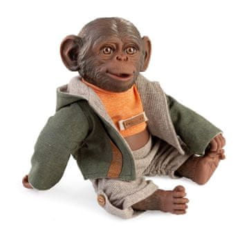 Guča Guca 990 REBORN MONKEY - realistična mala opica z vinilnim telesom - 32 cm