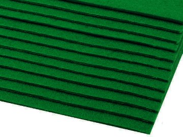 Tkanina dekorativni filc / filc 20x30 cm - (F26) zelena pastelna (12 kosov)