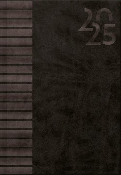 Dnevnik 2025 Vivella Black, tedenski A5
