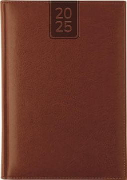 Dnevnik 2025 Nebraska Brown, tedenski A5