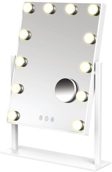 Immax LED namizno kozmetično ogledalo MUST HAVE na prisesku, 12 W, CCT, topla do hladna bela
