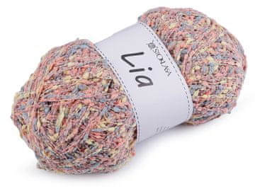 Pletena preja nopka Lia 100 g - lososova svetla
