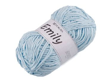 Pletena preja Emily 100 g - (14) svetlo modra