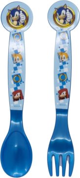 Stor Otroški jedilni pribor 2 kosa Sonic