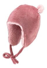Sterntaler Klobuk z vrvico in ušesi s plišasto podlogo inca roza deklica velikost 39 cm - 3-4 m