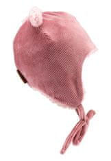 Sterntaler Klobuk z vrvico in ušesi s plišasto podlogo inca roza deklica velikost 39 cm - 3-4 m