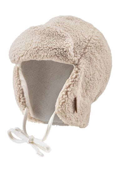 Sterntaler Zimska plišasta kapa z zavezovanjem svetlo rjava uni velikost 49 cm - 12-18 m
