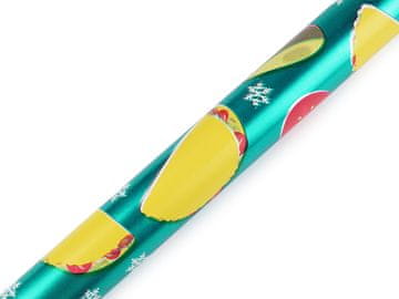 Božični ovojni papir 0,7x2 m - glej fotografijo metalik