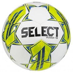 SELECT Nogometna žoga FB Power TB belo-rumene barve, velikost 5