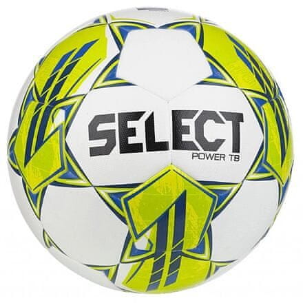SELECT Nogometna žoga FB Power TB belo-rumene barve, velikost 5