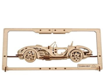 UGEARS 3D sestavljanka Roadster MK3 2.5D 62 kosov