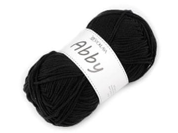 Pletena preja Abby 100 g - črna