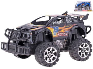 Monster truck 18,5 cm na vztrajniku - mešanica barv (modra, črna)