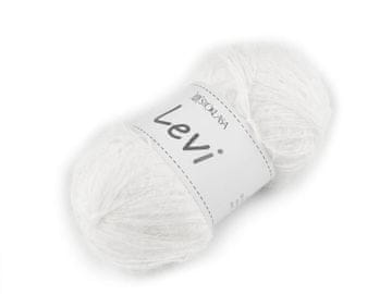 Preja za pletenje in kvačkanje Levi 50 g - bela