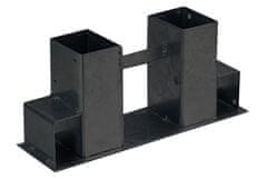 M.A.T Group Stojalo za drva 340x150mm ČERNO (1 kos)