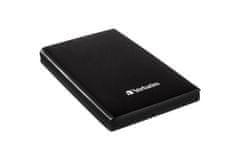 Verbatim Store 'n' Go Slim Prenosni SSD 1 TB, USB-C, črna