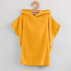 NEW BABY Baby muslin pončo Feeling toffe 50 cm - S