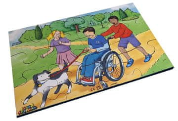 Just Jigsaws 490 Inclusion - Lesena sestavljanka 72 kosov