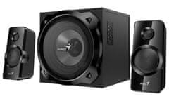 Genius SW-2.1 1850BT, Zvočniki, 2.1, 50 W, Bluetooth, RCA, daljinski upravljalnik, črni