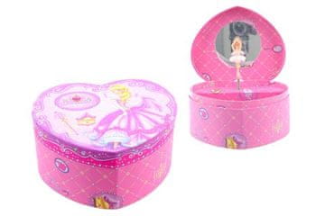 Škatla za nakit srce princesa škatla za igrače