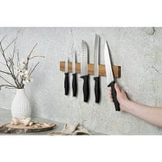 Berlingerhaus Komplet nožev iz akacijevega lesa z magnetnim držalom 6 kosov Black Rose Collection BH-2942
