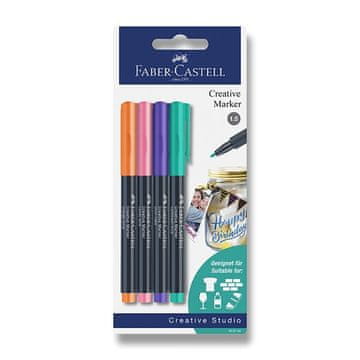 Faber-Castell Marker Creative - 4 kosi, blister