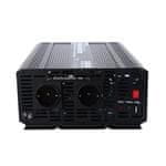 Carspa Napetostni pretvornik CAR3KU-12 12V/230V+USB 3000W, modificiran sinusni