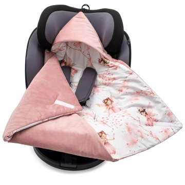 NEW BABY Izoliran ovitek za avtomobilski sedež roza