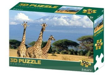 Puzzle 3D - Žirafe