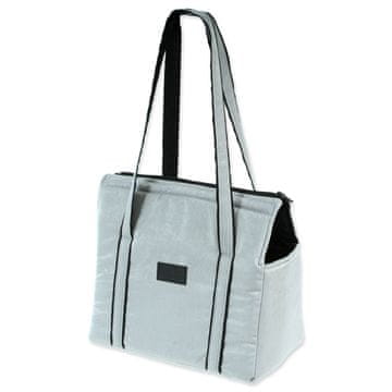 Torba pes Fantasy Platinum svetlo srebrna 40cm