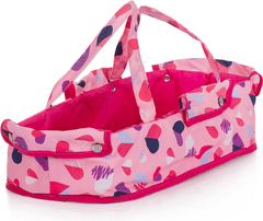 Chipolino Globok voziček za lutke Dora Hearts