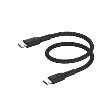 Belkin BOOST CHARGE USB-C/USB-C kabel, 15 cm, črn - vzdržljiv