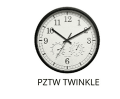 Platinet PLATINETNA ZAMENJAVA TWINKLE Ura, tihi mehanizem, higrometer in termometer