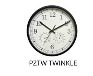 Platinet PLATINETNA ZAMENJAVA TWINKLE Ura, tihi mehanizem, higrometer in termometer