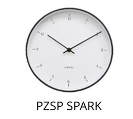 Platinet ZAMENJAVA SPARK okrogla ura, tihi mehanizem