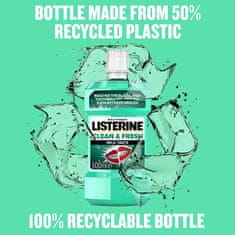 Listerine Clean & Fresh ustna voda blagega okusa 500 ml