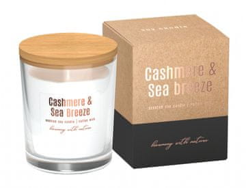 eoshop Sveča v kozarcu KAŠMIR&MORJE VETERIČEK EKO dišava 130g