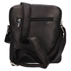 Lagen Moška usnjena crossbody torba