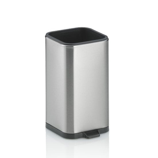 Kela Odcejalnik za jedilni pribor Plata iz nerjavnega jekla mat srebrna 10,0x11,5x18,5cm KL-12128