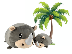 Magic Baby Rhino - plišasta igrača 40 cm (20 cm različica BREZPLAČNA kot darilo!)
