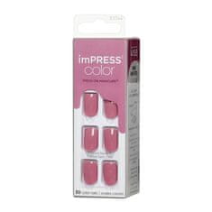 KISS Samolepilni nohti imPRESS Color Petal Pink 30 kosov