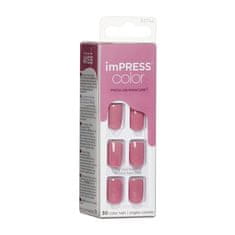KISS Samolepilni nohti imPRESS Color Petal Pink 30 kosov