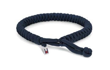 Tommy Hilfiger Modra najlonska pletena zapestnica Alex 2790592