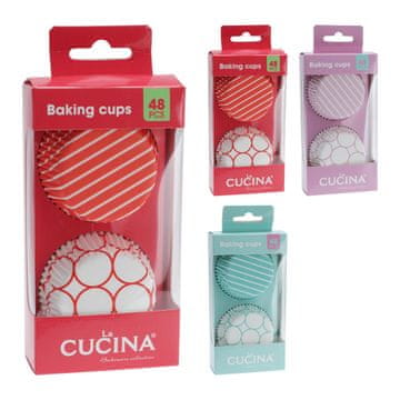 Košarica za slaščice 7cm papir (48 kosov) in motivi