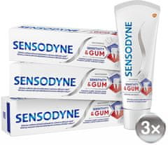 Sensodyne Zobna pasta Sensitivity & Gum Whitening Trio 3 x 75 ml